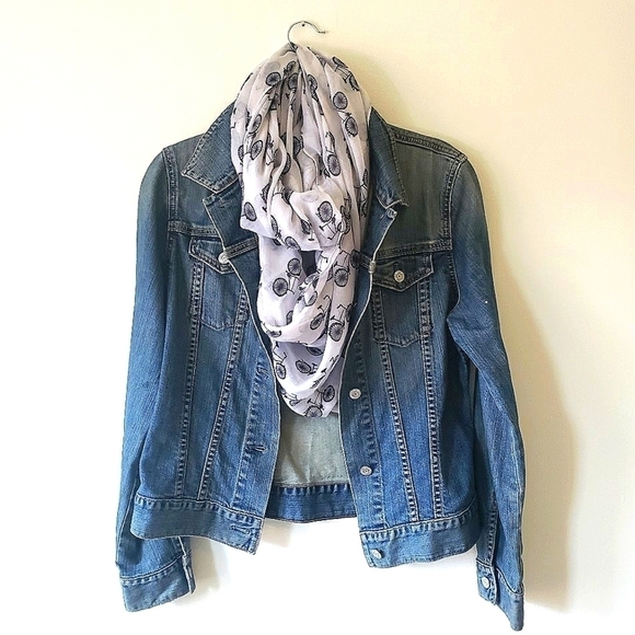 GAP Y2K DENIM JEANS JACKET WOMEN SIZE Medium - Picture 3 of 10